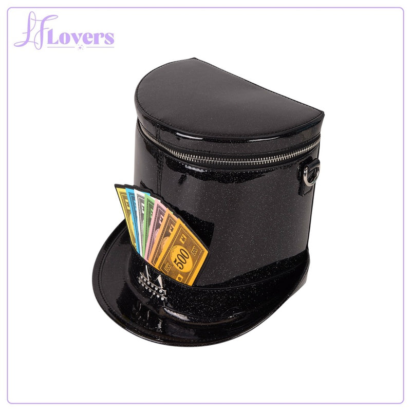 Load image into Gallery viewer, Loungefly Hasbro Monopoly Top Hat Crossbody
