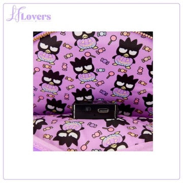 Load image into Gallery viewer, Loungefly Sanrio Badtz-Maru Pumpkin Cosplay Mini Backpack - Pre Order
