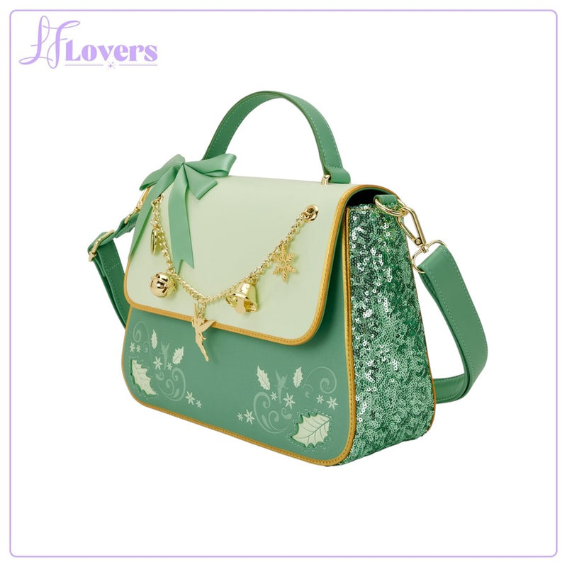 Load image into Gallery viewer, Loungefly Disney Tinkerbell Holiday Crossbody - PRE ORDER
