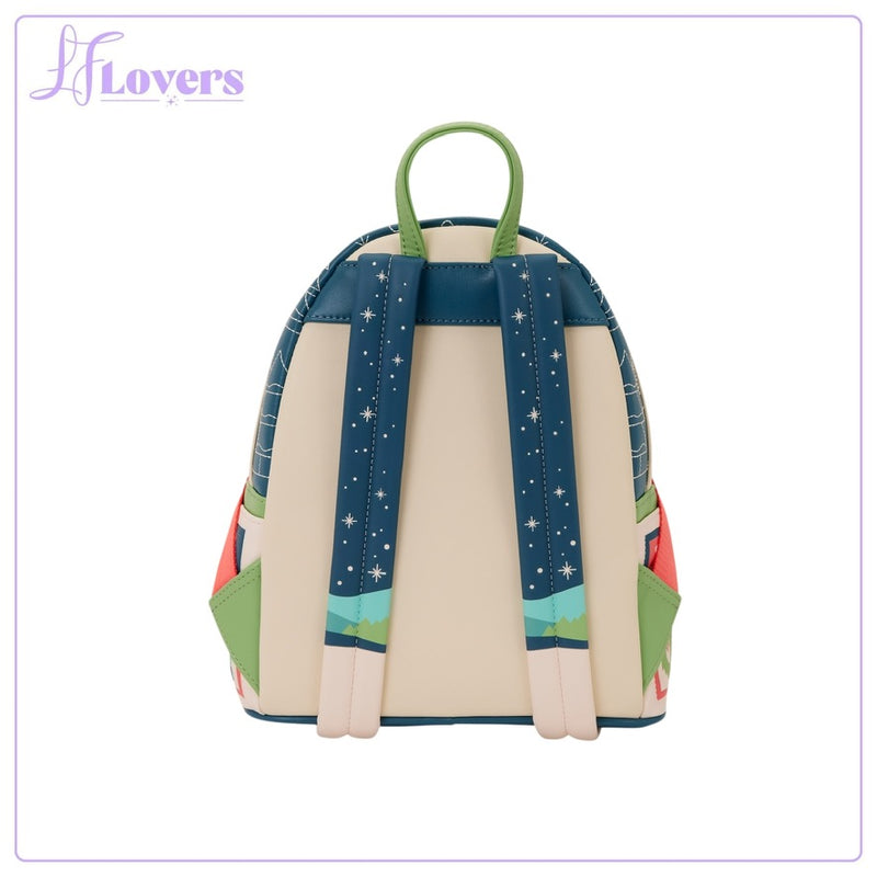 Load image into Gallery viewer, Loungefly Disney Mickey And Minnie Holiday Mini Backpack - PRE ORDER
