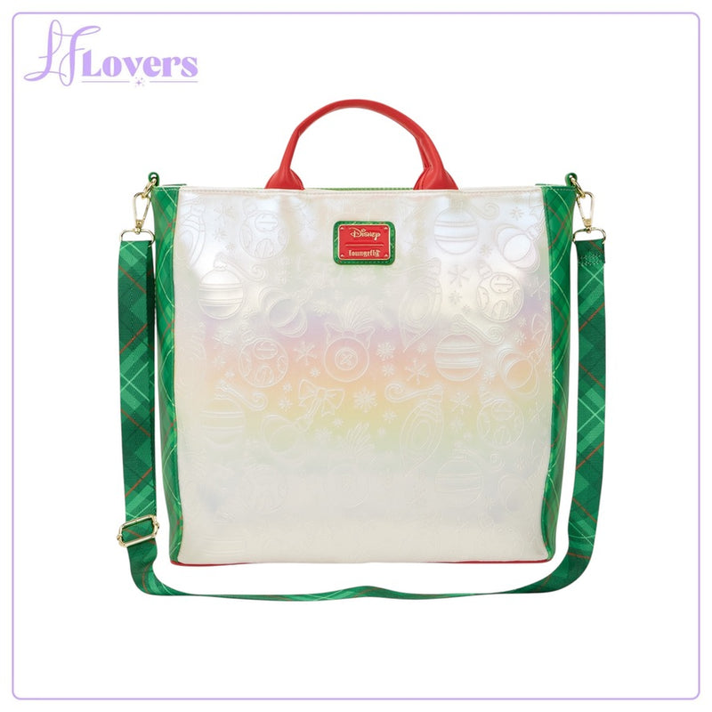 Load image into Gallery viewer, Loungefly Disney Lilo And Stitch Holiday Tote Bag - PRE ORDER
