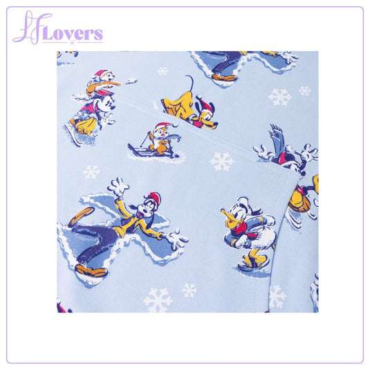 Loungefly Disney Mickey And Friends Winter Wonderland Hooded Sweatshirt