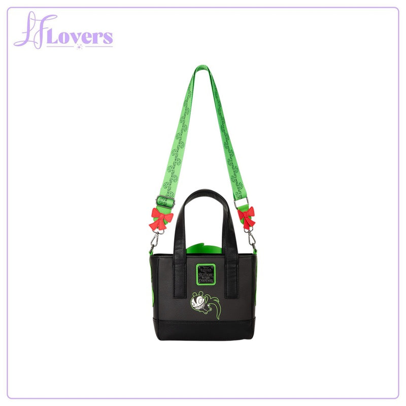 Load image into Gallery viewer, Loungefly Disney NIghtmare Before Christmas Man-Eating Wreath Mini Tote Crossbody Bag - LF Lovers
