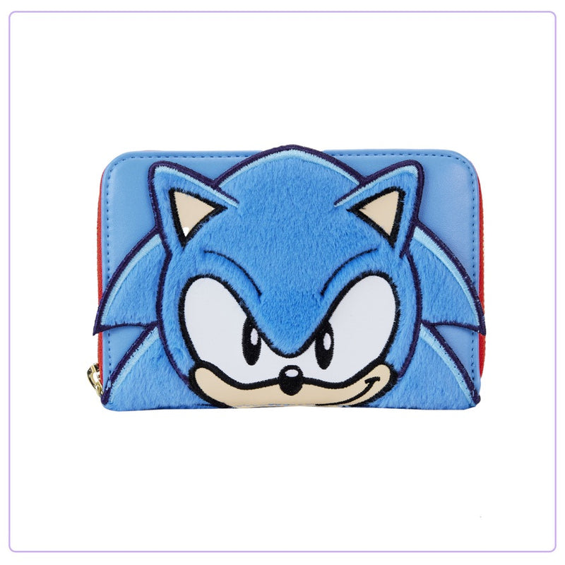 Load image into Gallery viewer, Loungefly Sega Sonic The Hedgehog Classic Cosplay Zip Around Wallet - PRE ORDER - LF Lovers
