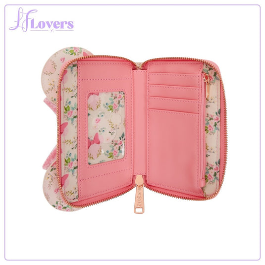 Loungefly Disney Minnie Mouse Floral Zip Around Wallet
