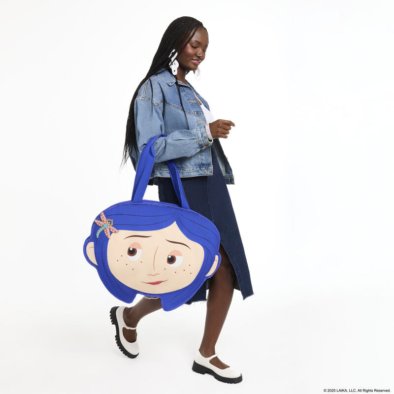 Load image into Gallery viewer, Loungefly Laika Coraline Oversize Canvas Tote Bag - PRE ORDER
