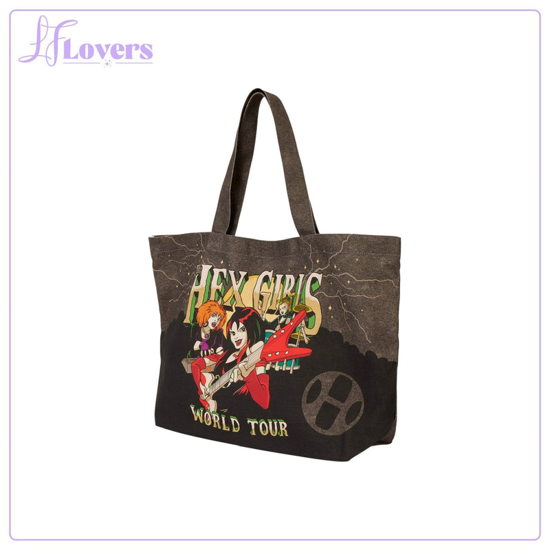Load image into Gallery viewer, Loungefly Scooby-Doo The Hex Girls World Tour Tote Bag - Preorder
