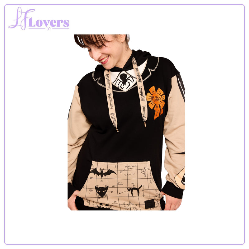 Load image into Gallery viewer, Loungefly Disney The Nightmare Before Christmas Mayor Hoodie
