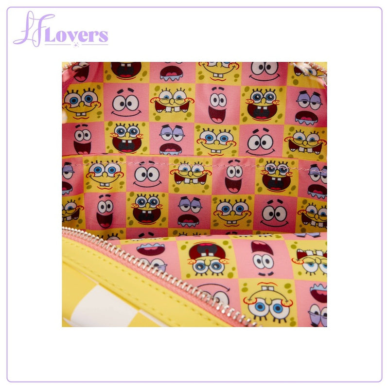 Load image into Gallery viewer, Loungefly Nickelodeon SpongeBob SquarePants &amp; Patrick Star Checkered Mini Backpack - PRE ORDER - LF Lovers
