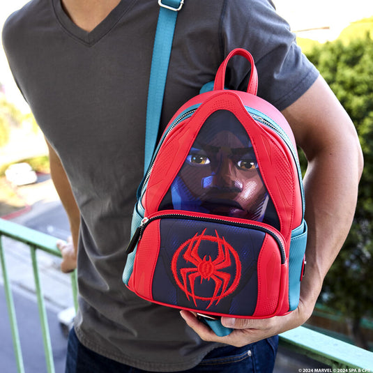 Loungefly Marvel Spiderverse Miles Morals Hoody Cosplay Mini Backpack - PRE ORDER - LF Lovers