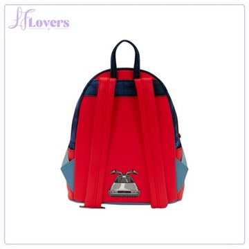 Load image into Gallery viewer, Loungefly Universal Back to the Future Marty McFly Cosplay Mini Backpack - PRE ORDER
