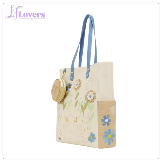 Loungefly Pokemon Floral Tote Bag With Coin Bag - LF Lovers