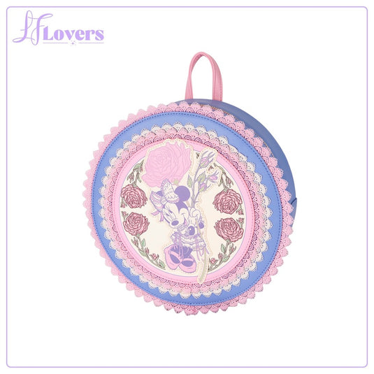 Loungefly Disney Minnie Floral And Lace Mini Backpack - LF Lovers