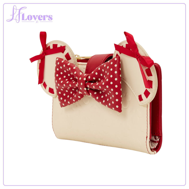 Load image into Gallery viewer, Loungefly Disney Minnie Mouse Rock The Dots Wallet - PRE ORDER
