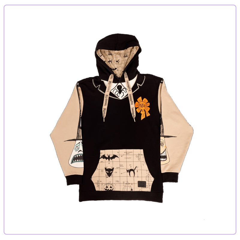 Load image into Gallery viewer, Loungefly Disney The Nightmare Before Christmas Mayor Hoodie

