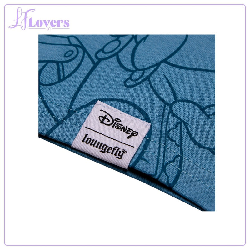Load image into Gallery viewer, Loungefly Disney Pinocchio Blue Fairy Shirred Raglan Tee - PRE ORDER
