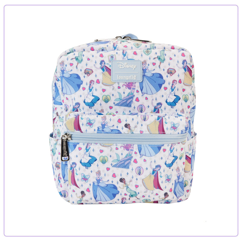 Load image into Gallery viewer, Loungefly Disney Princess Manga Style AOP Nylon Mini Backpack - PRE ORDER - LF Lovers
