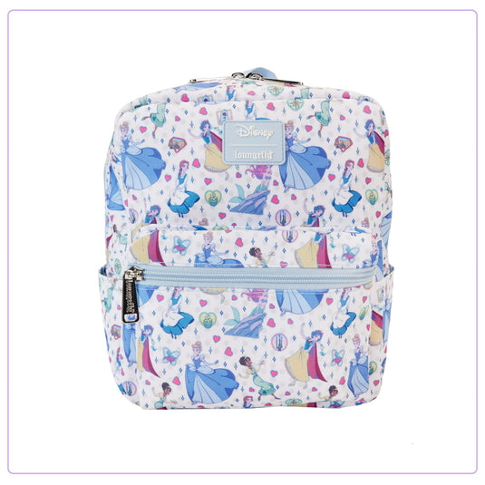 Loungefly Disney Princess Manga Style AOP Nylon Mini Backpack - PRE ORDER - LF Lovers