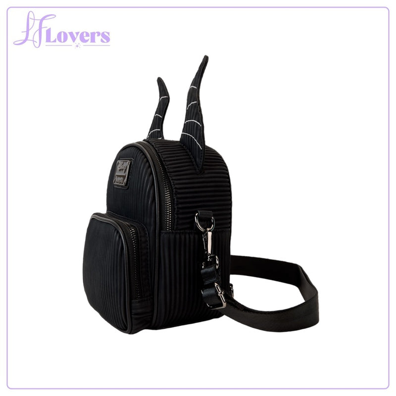 Load image into Gallery viewer, Loungefly Disney Villains Maleficent Convertible Mini Backpack
