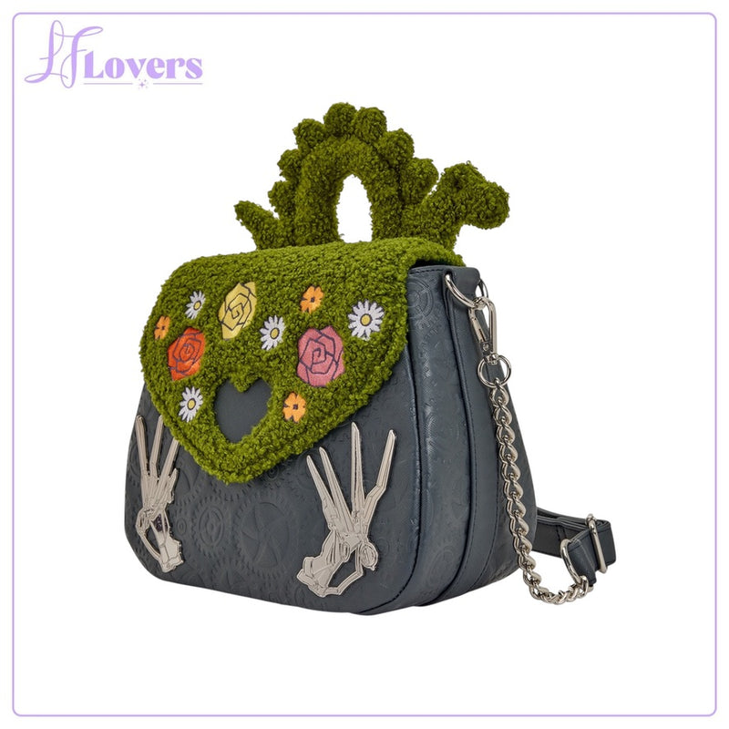 Load image into Gallery viewer, Loungefly Twentieth Century Studios Edward Scissorhands Sherpa Crossbody - PRE ORDER
