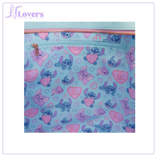 Loungefly Disney Lilo & Stitch True Love Tote Bag