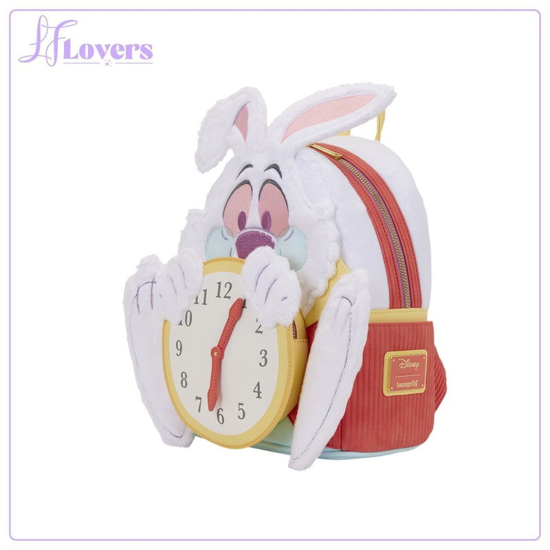 Load image into Gallery viewer, Loungefly Disney Alice In Wonderland White Rabbit Mini Backpack - LF Lovers
