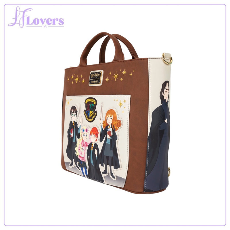 Load image into Gallery viewer, Loungefly Harry Potter Spring Convertible Tote Bag
