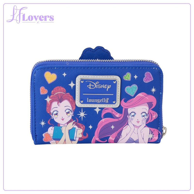 Load image into Gallery viewer, Loungefly Disney Princess Manga Style Zip Around Wallet - PRE ORDER - LF Lovers
