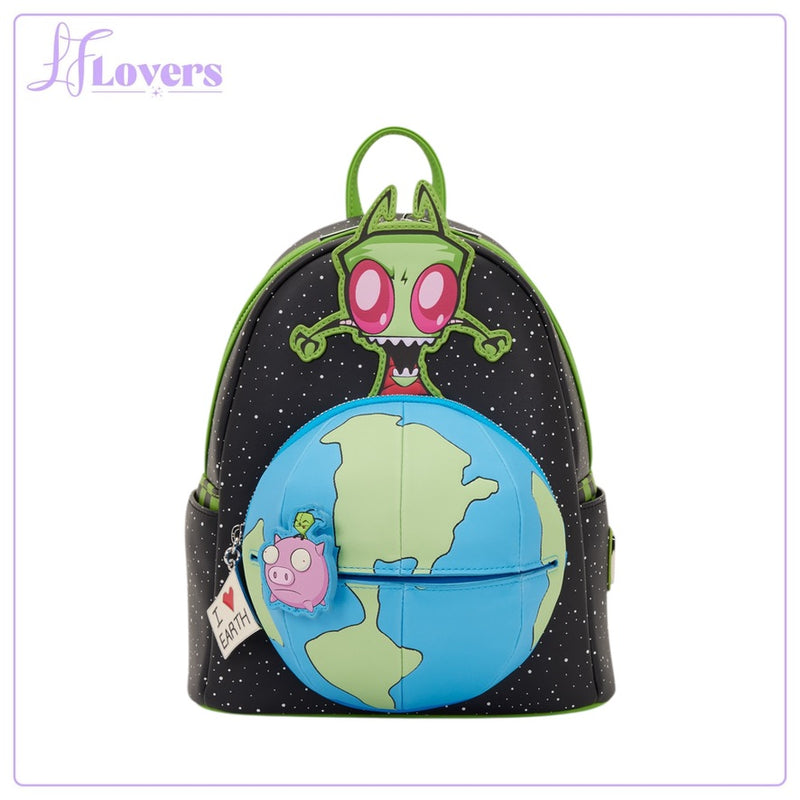 Load image into Gallery viewer, Loungefly Nickelodeon Invader Zim Glow Mini Backpack - LF Lovers
