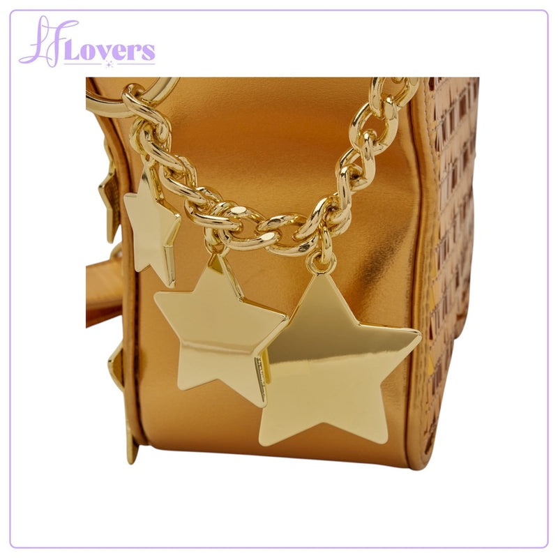Load image into Gallery viewer, Loungefly Figural Gold Star Sequin Crossbody - PRE ORDER
