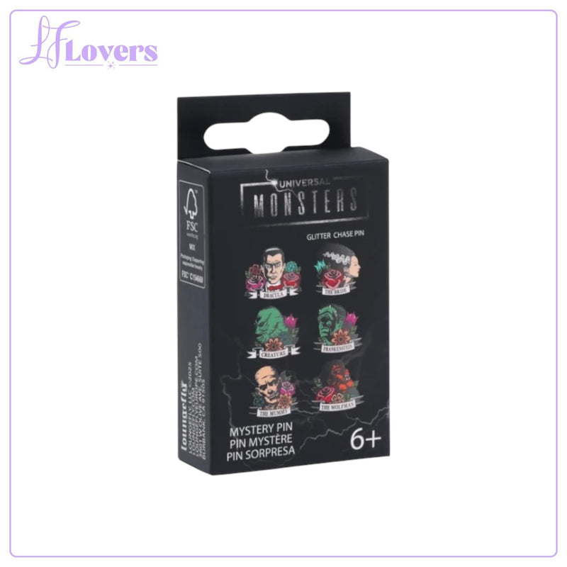 Load image into Gallery viewer, Loungefly Universal Monsters - Monster Floral Tattoo Blind Box Pin - COMING SOON
