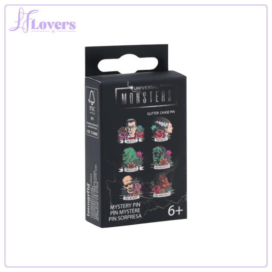 Loungefly Universal Monsters - Monster Floral Tattoo Blind Box Pin - COMING SOON