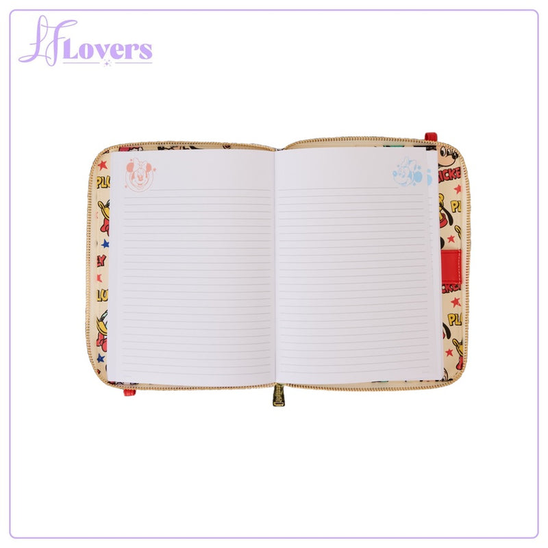 Load image into Gallery viewer, Loungefly Disney Classic Zip Around Crossbody Journal
