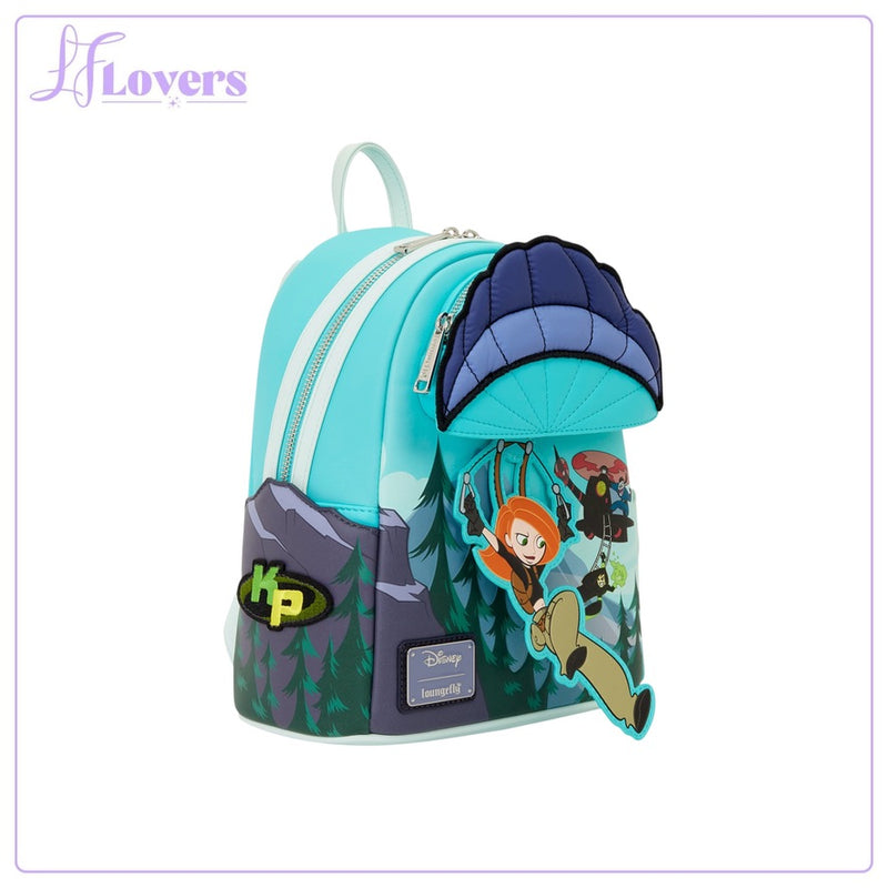 Load image into Gallery viewer, Loungefly Disney Kim Possible Paragliding Mini Backpack - LF Lovers
