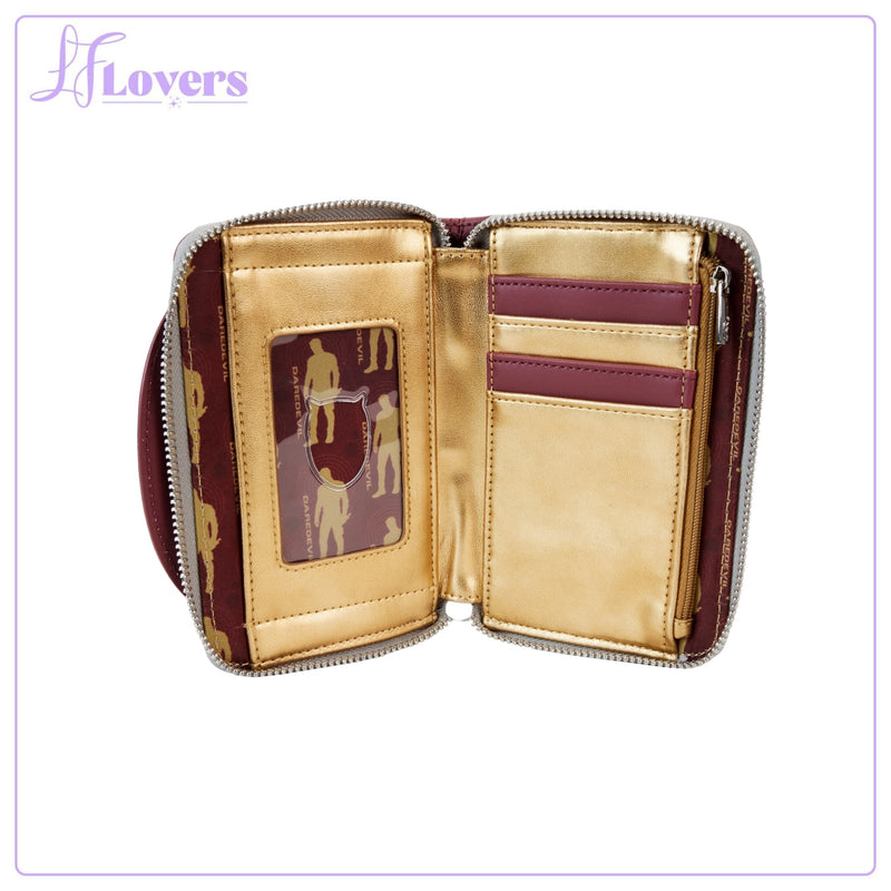 Load image into Gallery viewer, Loungefly Marvel Daredevil Cosplay Zip Around Wallet
