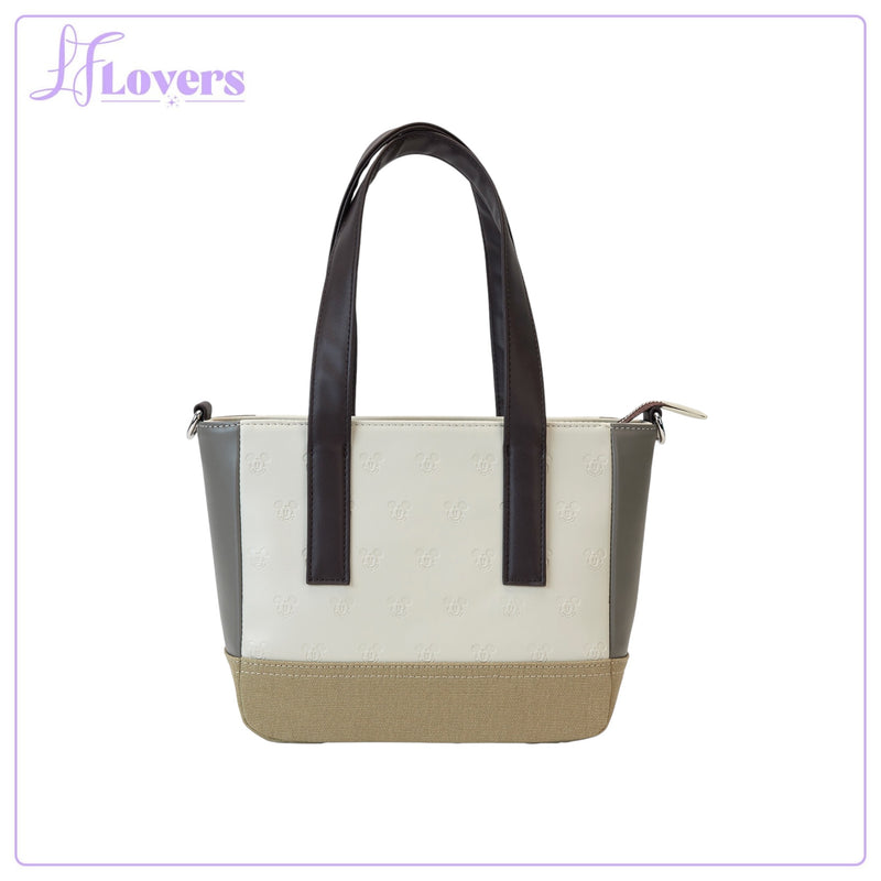 Load image into Gallery viewer, Loungefly Disney Mickey And Friends Faux Leather And Canvas Mini Tote Bag
