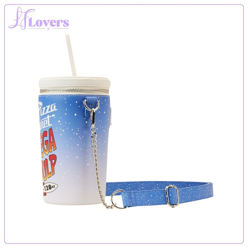 Load image into Gallery viewer, Loungefly Pixar Toy Story Pizza Planet Mega Gulp Crossbody - PRE ORDER
