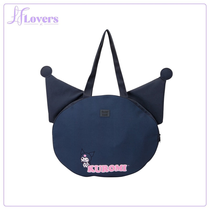 Load image into Gallery viewer, Loungefly Sanrio Kuromi Oversize Canvas Tote Bag - PRE ORDER
