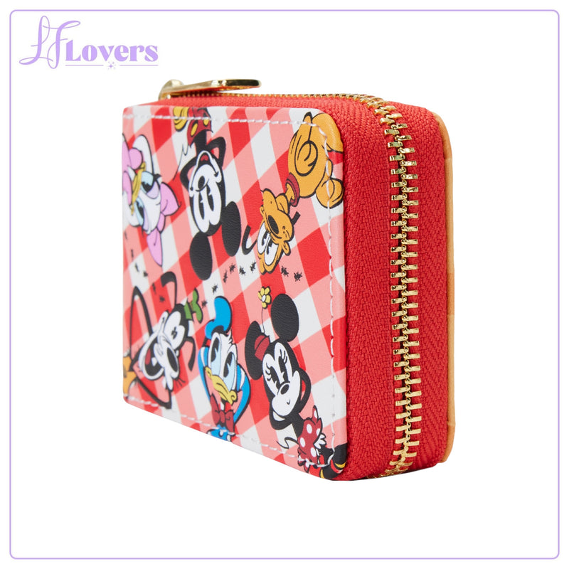 Load image into Gallery viewer, Loungefly Disney Mickey And Friends Picnic Wallet 
