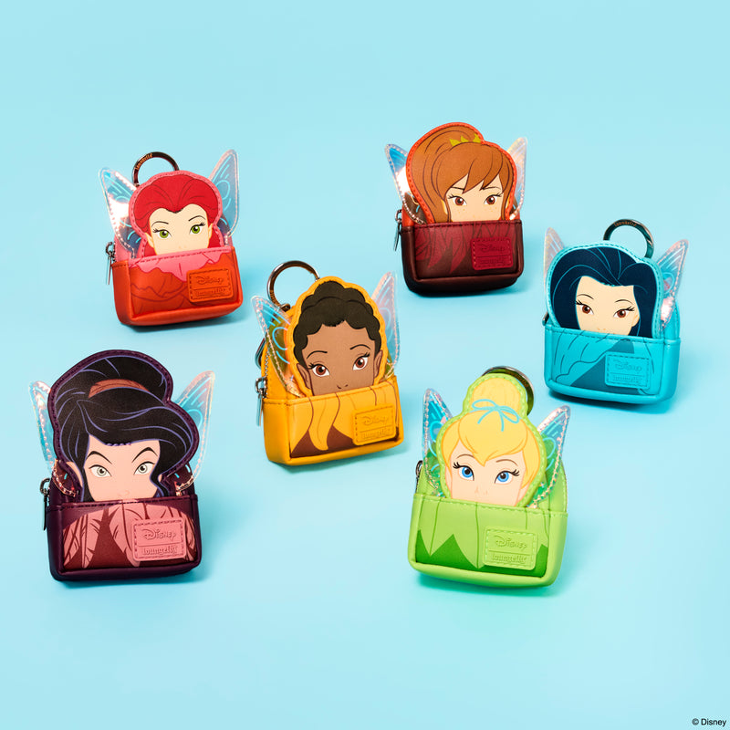 Load image into Gallery viewer, Loungefly Disney Fairies Mystery Mini Backpack Keychain Charm - Preorder
