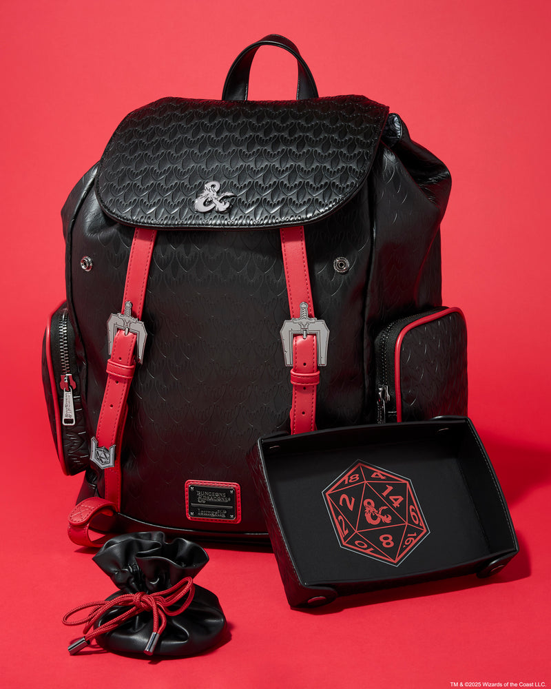 Load image into Gallery viewer, Loungefly Hasbro Dungeons &amp; Dragons Full Size Backpack - PRE ORDER
