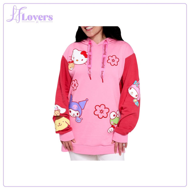 Load image into Gallery viewer, Loungefly Sanrio &amp; Friends Unisex Hoodie
