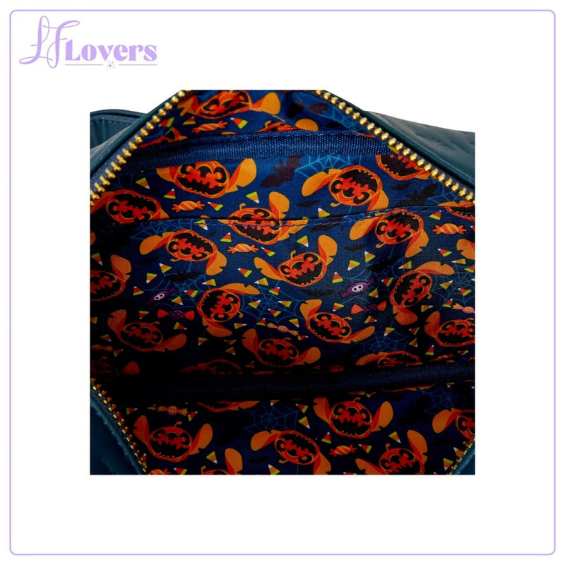 Load image into Gallery viewer, Loungefly Disney Stitch &amp; Angel Halloween Costumes Crossbody Bag - Preorder
