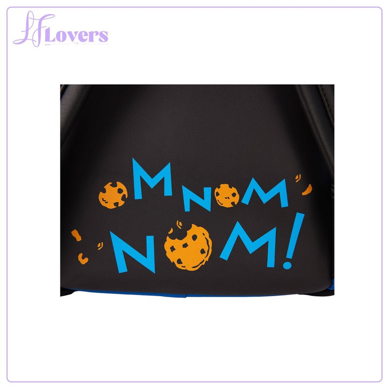 Load image into Gallery viewer, Loungefly Sesame Street Cookie Monster Plush Mini Backpack
