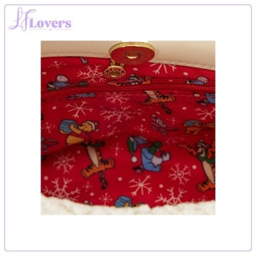 Load image into Gallery viewer, Loungefly Disney Winnie the Pooh &amp; Piglet Holiday Crossbody Bag - Preorder
