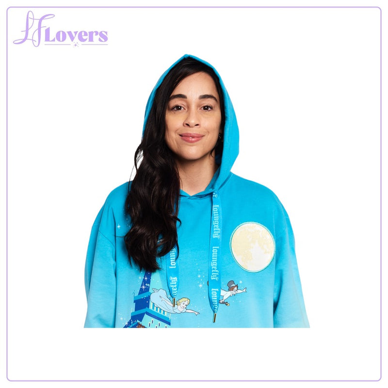 Load image into Gallery viewer, Loungefly Disney Peter Pan You Can Fly Unisex Hoodie - LF Lovers
