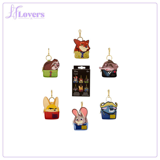 Loungefly Disney Zootopia Mystery Mini Backpack Keychain Charm - PRE ORDER - LF Lovers