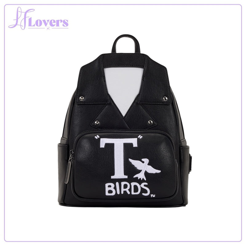 Load image into Gallery viewer, Loungefly Paramount Grease T-Birds Cosplay Mini Backpack - PRE ORDER
