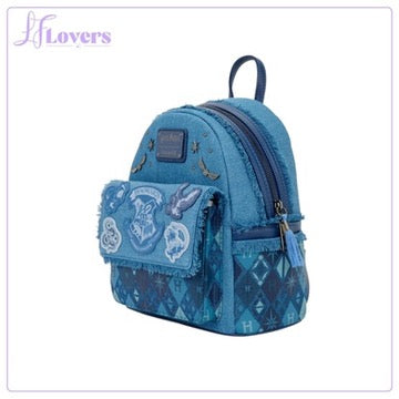 Load image into Gallery viewer, Loungefly Warner Brothers Harry Potter Denim Mini Backpack - PRE ORDER
