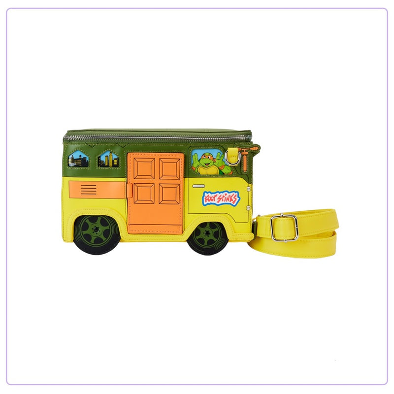 Load image into Gallery viewer, Loungefly Teenage Mutant Ninja Turtles 40th Anniversary Party Wagon Figural Crossbody - PRE ORDER - LF Lovers
